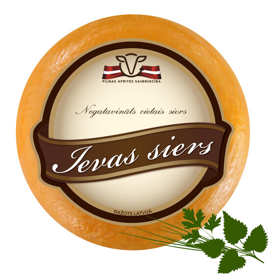 Ievas siers ar nātri - lielais ritulis