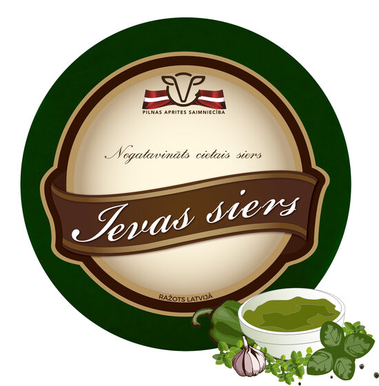 Ievas siers ar pesto - lielais ritulis